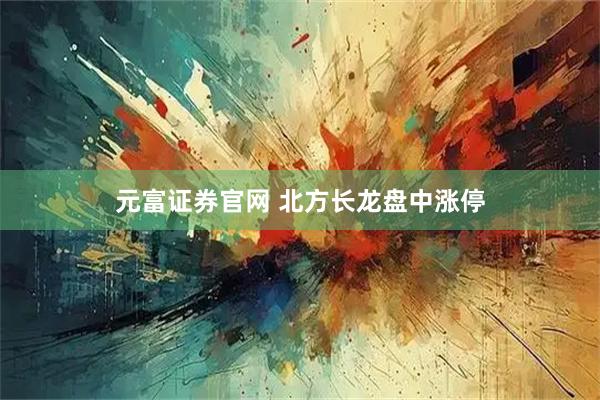 元富证券官网 北方长龙盘中涨停