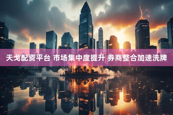 天戈配资平台 市场集中度提升 券商整合加速洗牌